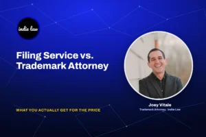 Indie Law – Filing Service vs. Trademark Attorney: What You Actually Get for the Price